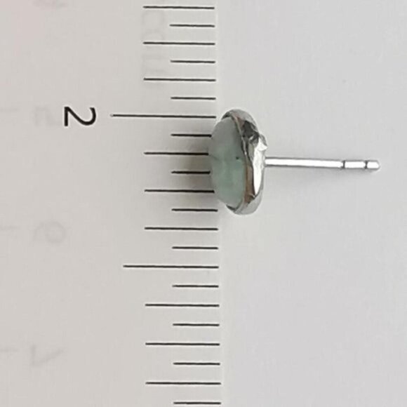 Larimar stud earrings in Sterling Silver 🆕 - Picture 4 of 5